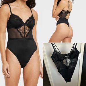 NWT Underwire Lingerie Body Suit